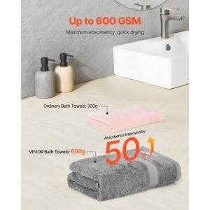 6 piece towel set 600 gsm 100 cotton towels for bathroom 2 bath towels 2 hand towels and 2 washcloths highly absorbent quick drying bathroom towels for bathroom gym hotel and spa 2.jpg