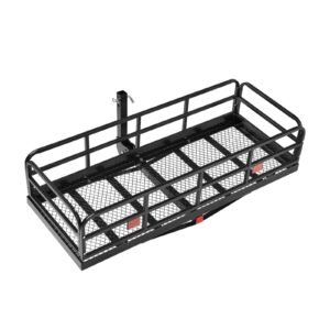 60 x 24 x 14 hitch cargo carrier 500 lbs capacity hitch cargo carrier with anti rattle hitch stabilizer folding hitch mount cargo carrier with pins and latches fit for suvspickup trucks 2.jpg