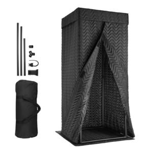 6.56 ft Portable Vocal Booth Recording Booth with Travel Bag for Voiceovers