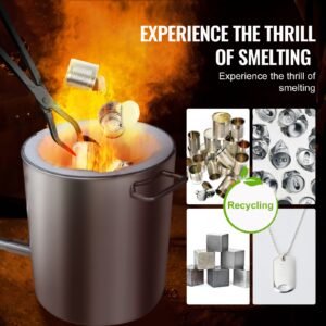 6kg propane melting furnace kit large capacity foundry home kilns blacksmithing forge with crucible tongs kiln stainless steel for metal scrap recycle gold copper silver casting 1.jpg