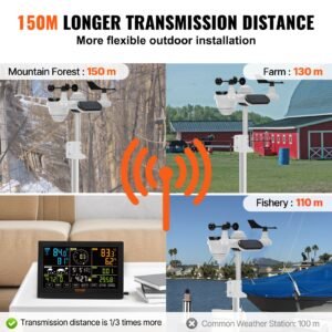 7 in 1 wireless weather station 75 in color display digital weather station indoor outdoor for temperature humidity wind speeddirection rain uv with forecast data alarm alerts no wifi 3.jpg