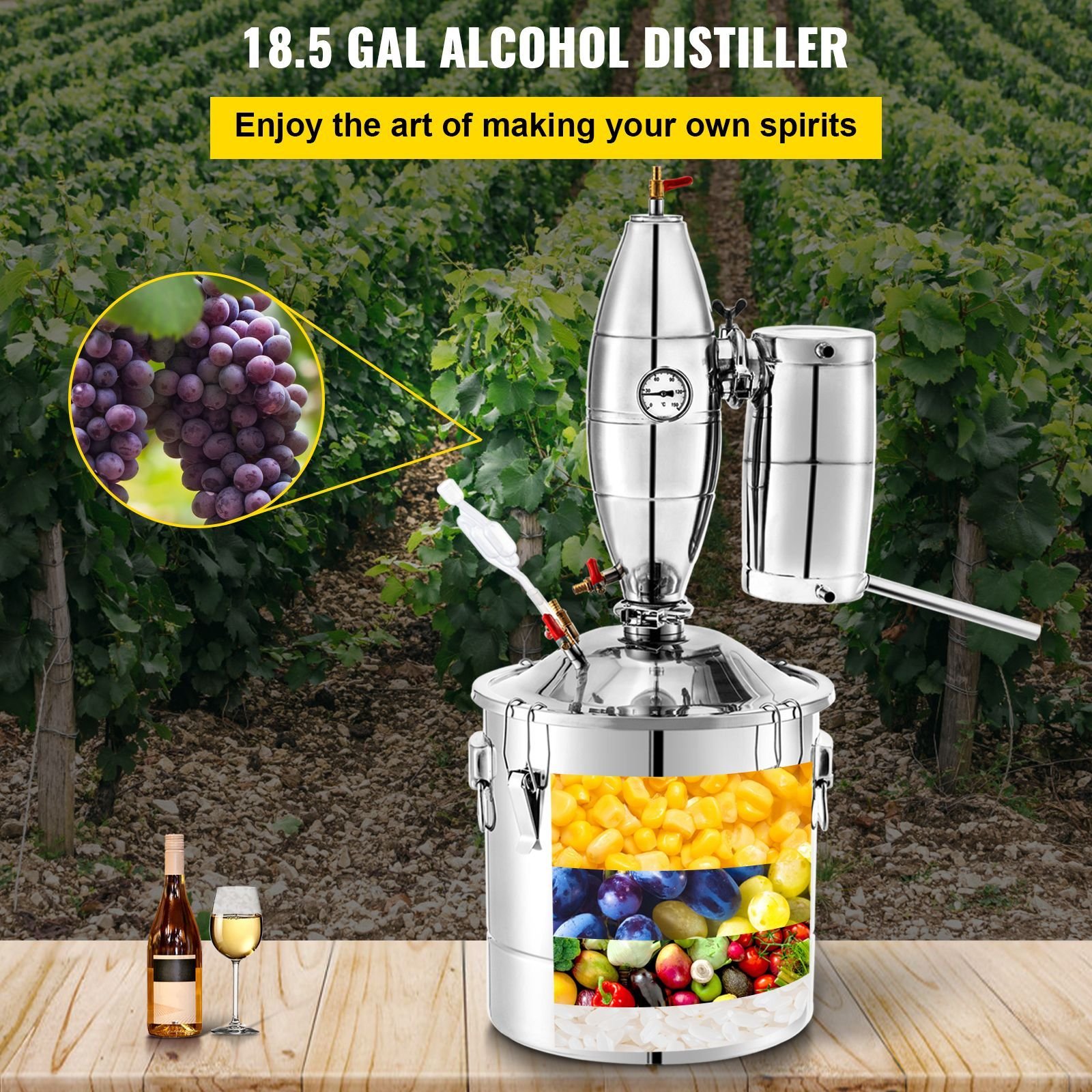 70l 185gal water alcohol distiller 304 stainless steel alcohol still wine making boiler home kit with thermometer for whiskey brandy essential sliver.jpg