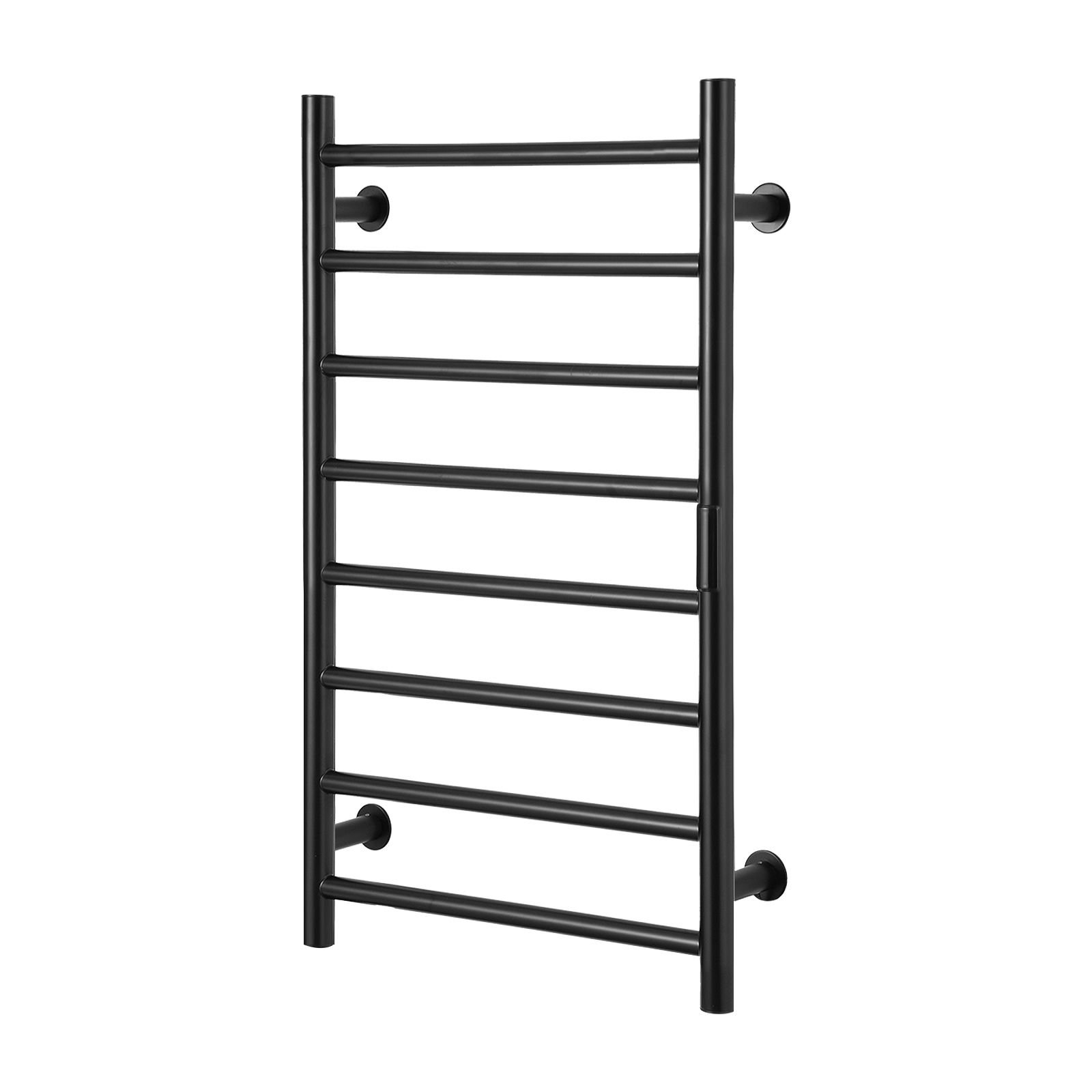 8 bars towel warmer rack wall mounted heated towel rack for bathroom ipx5 waterpoof towel heater rack with timer led display screen 5 levels adjustable temperature towel heater black.jpg