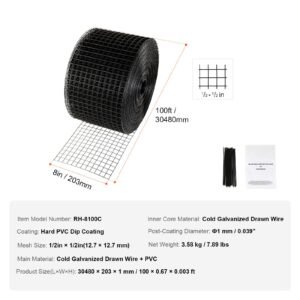 8 inch x 100ft solar panel bird guard critter guard roll kit with rust proof pvc coating solar panel guard with 50pcs tire wires 12 inch wire roll mesh 3.jpg