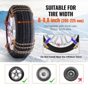 8 pcs snow chains tire traction wheel chains for tire width 92 112 in235 285 mm manganese alloy steel emergency tire chains for cars pickups suvs and trucks 2.jpg