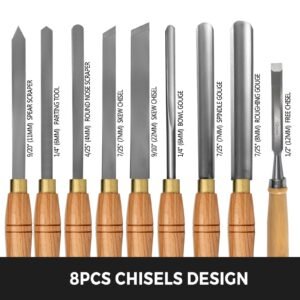 8 piece wood lathe chisel set hss steel wood carving cutting tools for hardwood includes bonus chisel wooden storage case 2.jpg