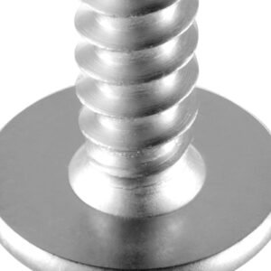8 self drilling wood screws 34 inch long 350 pcs truss head wood screws phillips drive quick metal self tapping screw stainless steel and full thread screwdriver bit included silver 4.jpg