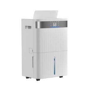 80 pints dehumidifier for home basement drain hose for commercial industrial use smart humidity control low noise for large rooms warehouses bedrooms storage large coveragewhite 5.jpg