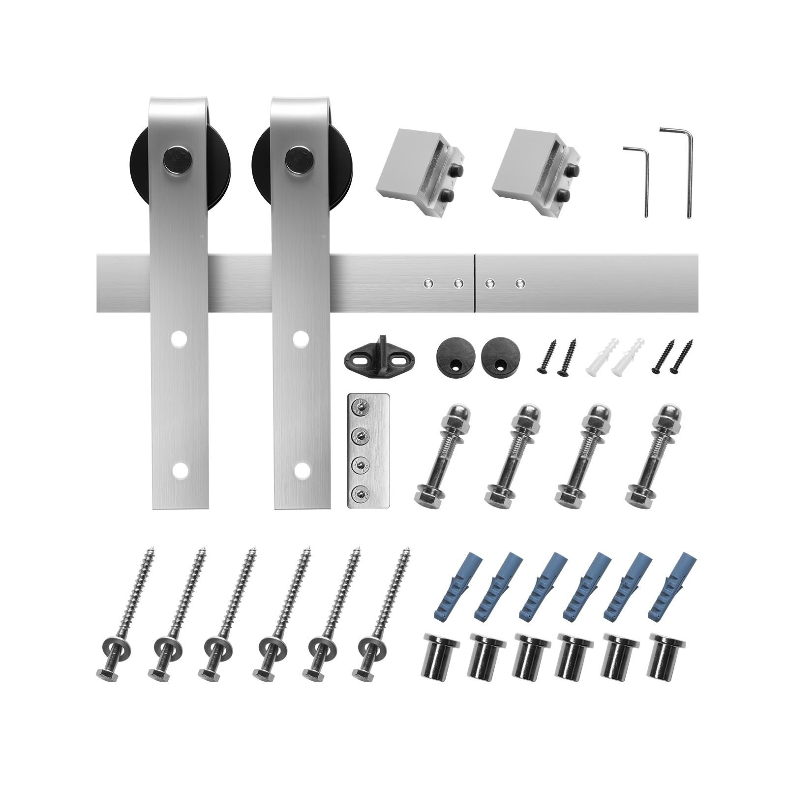 8ft sliding barn door hardware kit 330 lbs weight capacity compatible with 42 to 48 inches width 1 38 to 1 34 inches thickness single sliding barn door durable track j shape roller.jpg