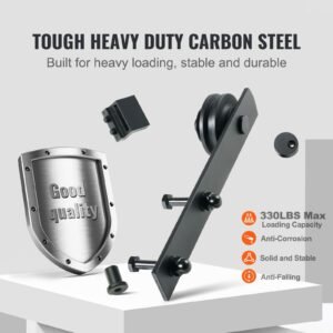 8ft sliding barn door hardware kit 330lbs heavy duty barn door track kit for double doors fit 37 43ft total wide and 13 18 thick 2 door panel with smooth silent pulley i shape 2.jpg