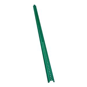 8FT U-Channel Sign Post, 4Pack Green Heavy Duty Steel Fixed Fence Post, Steel Fence U-Channel Sign for Garden, Courtyard, Farm or Traffic Intersection