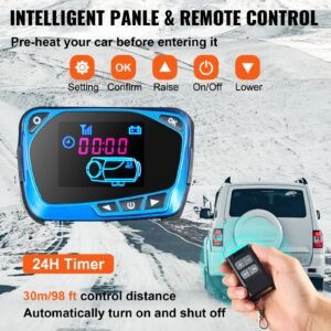 8kw diesel air heater muffler diesel heater 12v 8000w diesel parking heater remote control remote control with lcd switch for car bus trucks motorhome and boats 4.jpg