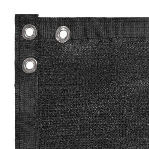 90 sun shade cloth 10 x 10 ft pergola shade cover with stainless steel grommets sun shades canopy privacy screen with 140 gsm hdpe material for outdoor patio garden and backyard black 4.jpg