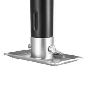 a frame trailer jack 2000 lbs dynamic load capacity trailer jack stand with handle rectangular footpad 15 inch vertical travel suitable for rv horse utility trailers yacht trailers 2.jpg