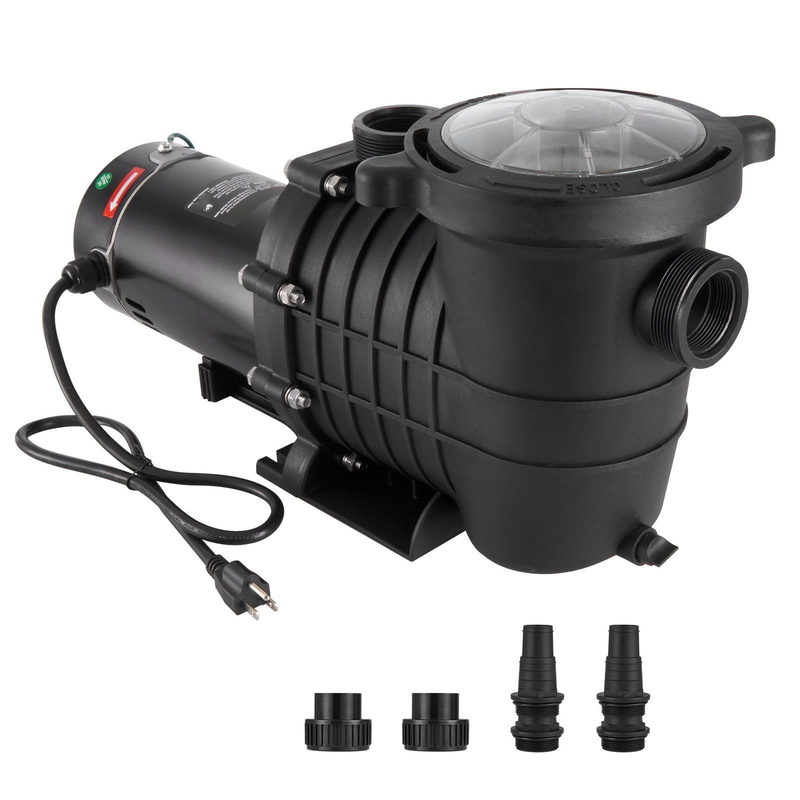 above ground pool pump 1hp 80 gpm max flow single speed swimming pool pump 110v240v 3450rpm 344ft max head pool pump with filter basket for above ground pools hot tubs spas.jpg