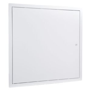 Access Panel for Drywall, 19.2 x 19.2 in Galvanized Steel Access Door, Easy Install Hinged Service Panel with Screwdriver Latch, for Ceiling Plumbing Electrical, 18.4 x 18.4 in Cutout Size White