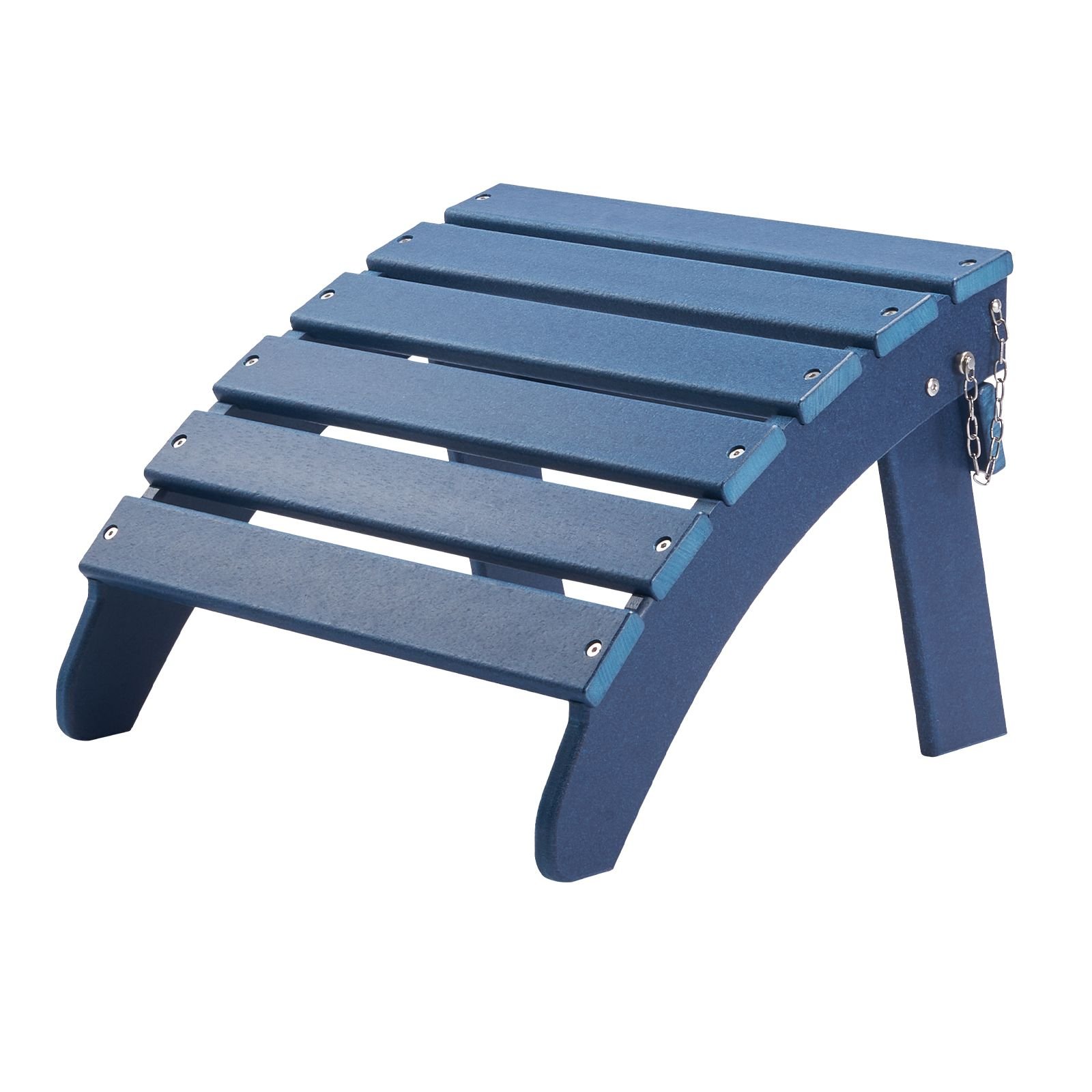 adirondack ottoman 187l x 189w x 138h inch hdpe plastic folding adirondack ottoman weather resistant foot rest for adirondack chair widely used for outside porch pool lawn backyard blue.jpg