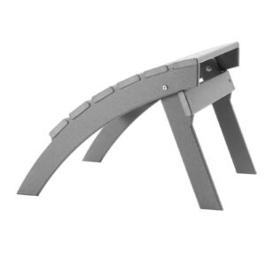 adirondack ottoman 215l x 189w x 148h inch hdpe plastic folding adirondack ottoman weather resistant foot rest for adirondack chair widely used for outside porch pool lawn backyard gray 1.jpg