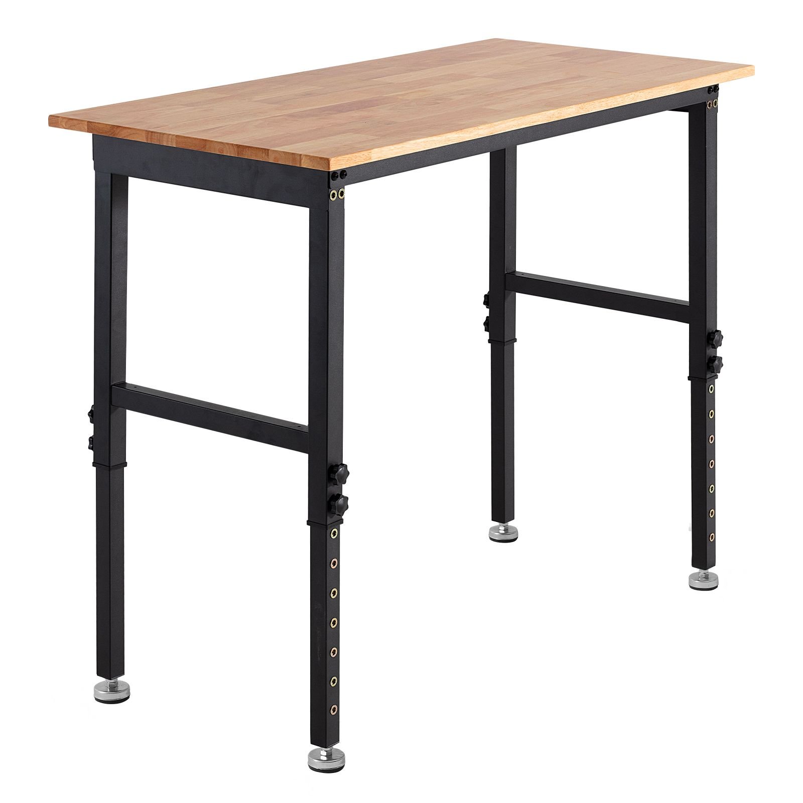 adjustable workbench 1500 lbs capacity 48 x 24 inch oak wood top workbench with 263 402 inch height adjustment heavy duty hardwood worktable for garage workshop home office commercial.jpg