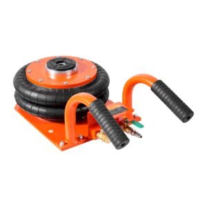 Air Jack, 3 Ton/6600 lbs, 3-8S Pneumatic Lifting Jack with Heightened Column & 6 Steel Tubes, Compact, Easy-to-Lift & Space-Saving Jack with Thick Rubber Pad, Fits for Sedan, SUV, Pickup Truck