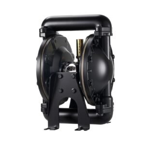 Air Operated Double Diaphragm Pump, 35 GPM, 1 inch Inlet & Outlet Pneumatic Waste Oil Transfer Pump, Max 114 PSI, Aluminum Alloy Body, Air-Operated for Diesel, Grease, Kerosene, Gasoline & Oil