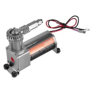 air shock controller kit 12v 100psi on board air compressor system air ride suspension compressor kit with single path system pressure gauge air line for trucks vans 1.jpg