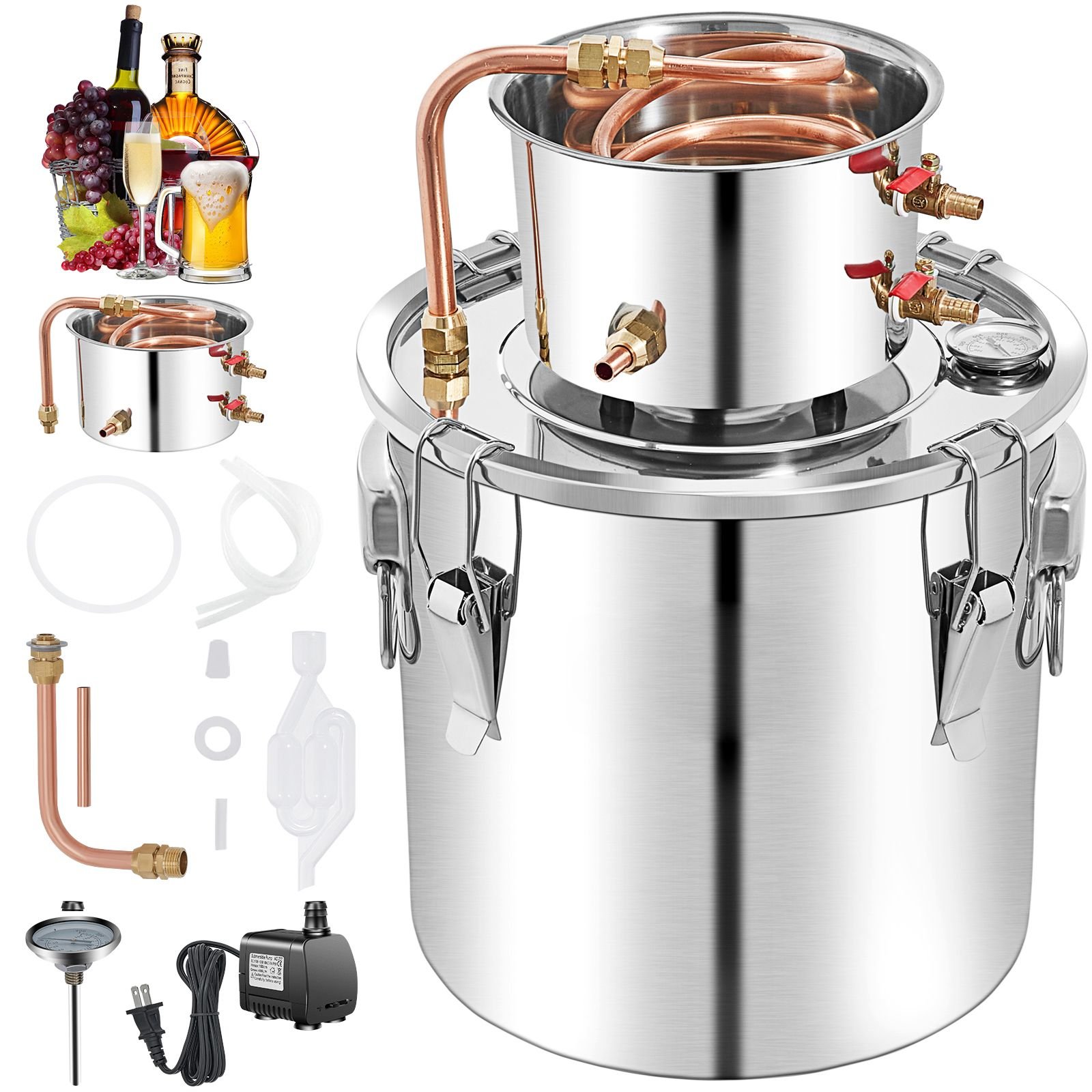 alcohol still 132gal50l alcohol distiller with circulating pump alcohol still copper tube whiskey distilling kit with build in thermometer whiskey making kit for diy alcohol stainless ste.jpg