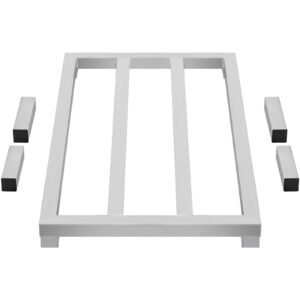 Aluminum Dunnage Rack, 36' x 20' Commercial Food Floor Rack, 8' Off the Floor, 1800 lbs Capacity All-Welded Aluminum Storage Rack, for Storage in Restaurants, Kitchens, Garages and Vehicles