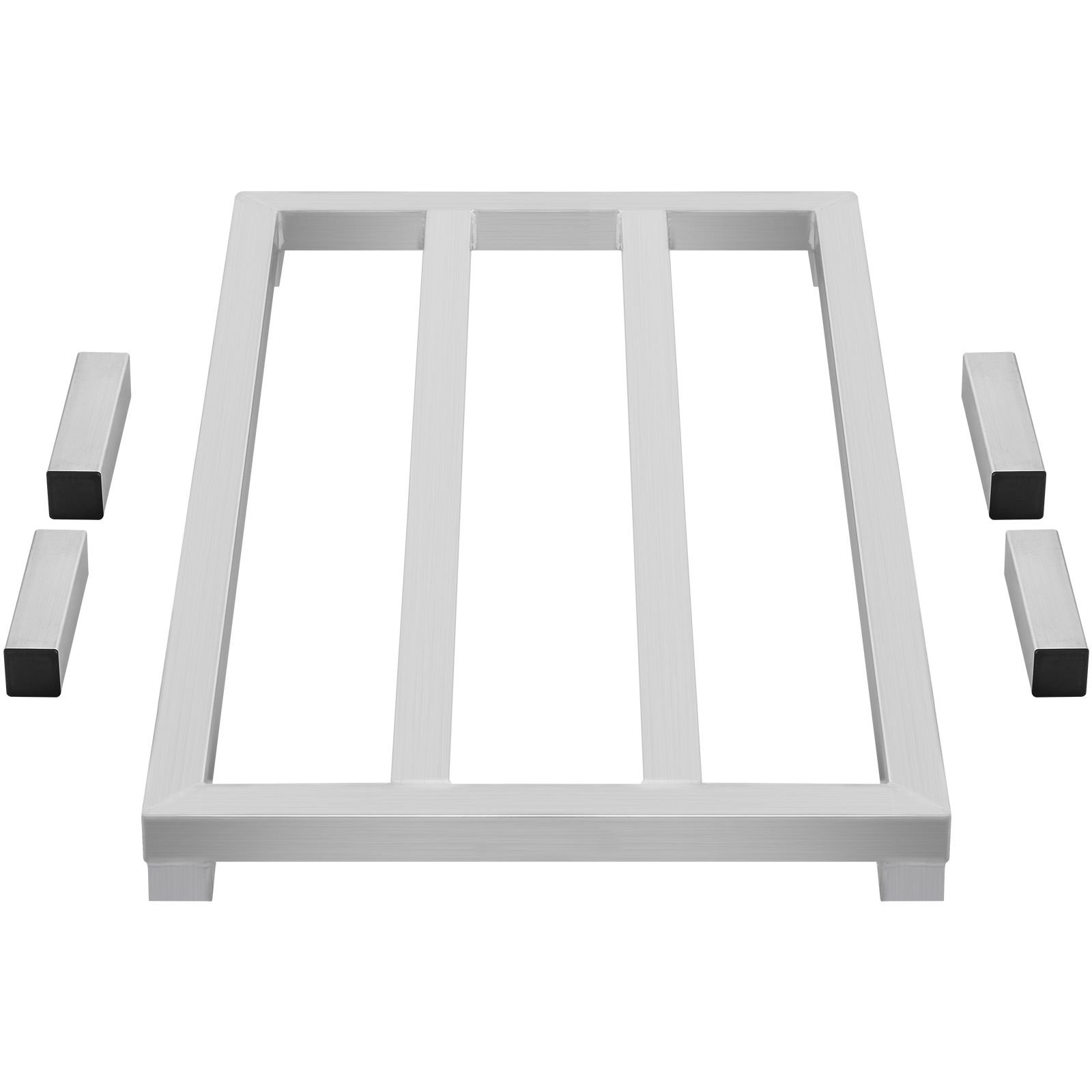 aluminum dunnage rack 36 x 20 commercial food floor rack 8 off the floor 1800 lbs capacity all welded aluminum storage rack for storage in restaurants kitchens garages and vehicles.jpg