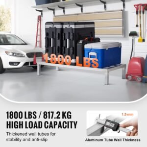 aluminum dunnage rack 48 x 20 commercial food floor rack 8 off the floor 1800 lbs capacity all welded aluminum storage rack for storage in restaurants kitchens garages and vehicles 1.jpg