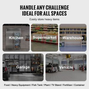 aluminum dunnage rack 48 x 20 commercial food floor rack 8 off the floor 1800 lbs capacity all welded aluminum storage rack for storage in restaurants kitchens garages and vehicles 5.jpg