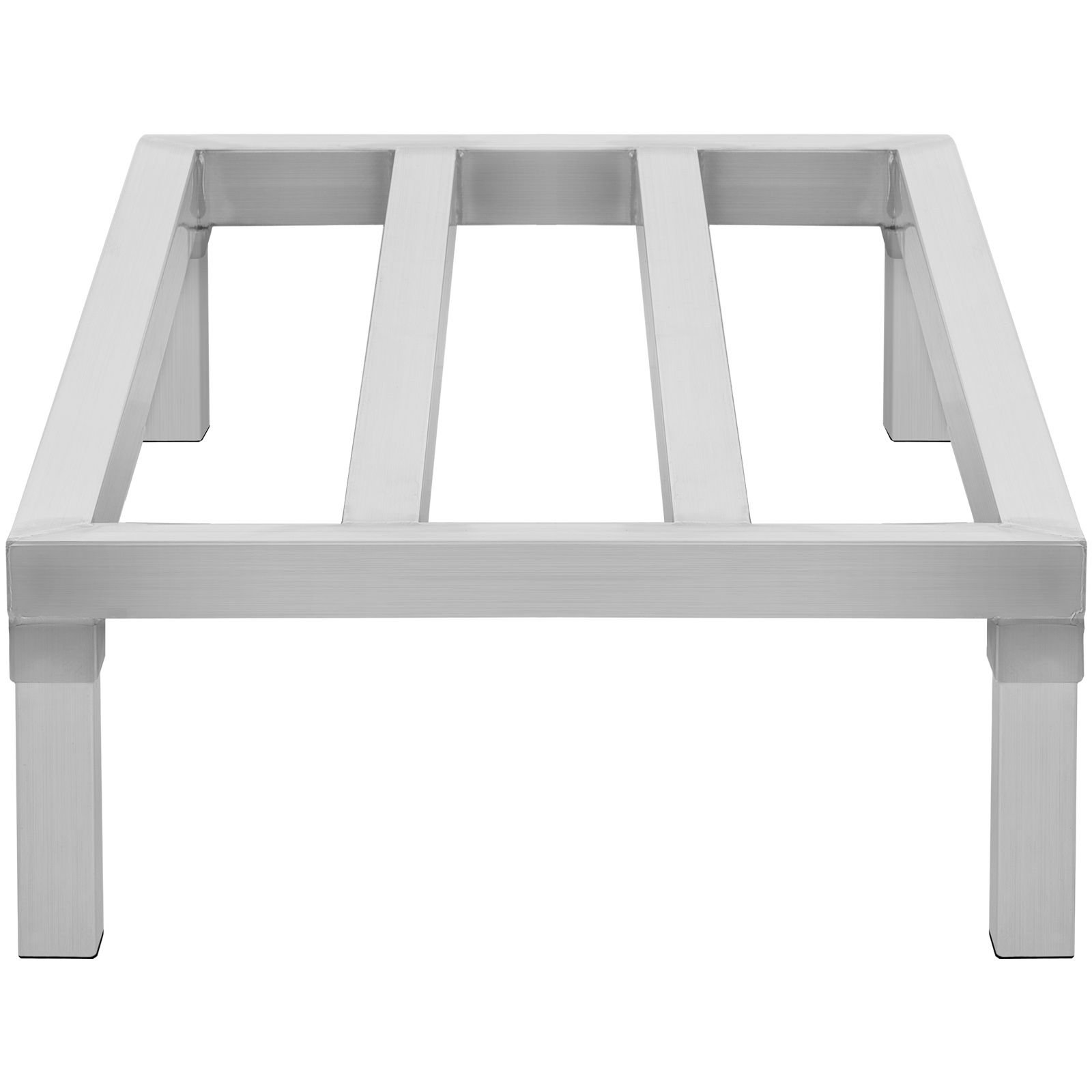 aluminum dunnage rack 48 x 20 commercial food floor rack 8 off the floor 1800 lbs capacity all welded aluminum storage rack for storage in restaurants kitchens garages and vehicles.jpg