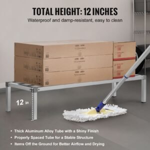 aluminum dunnage rack 60 x 20 commercial food floor rack 12 off the floor 1000 lbs capacity all welded aluminum storage rack for storage in restaurants kitchens garages and vehicles 2.jpg