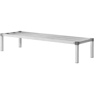 Aluminum Dunnage Rack, 60' x 20' Commercial Food Floor Rack, 12' Off the Floor, 1000 lbs Capacity All-Welded Aluminum Storage Rack, for Storage in Restaurants, Kitchens, Garages and Vehicles