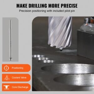 annular cutter set 6 pcs universal shank mag drill bits 1 to 2 cutting diameter 2 cutting depth m2al high speed steel with 2 pilot pins and portable case for using with magnetic drills 5.jpg
