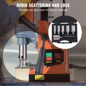 annular cutter set 6 pcs weldon shank mag drill bits 1 to 2 cutting diameter 2 cutting depth m2al high speed steel with 2 pilot pins and portable case for using with magnetic drills 4.jpg