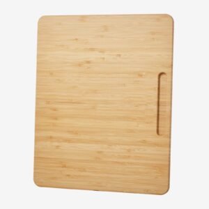 Appliance Slider, Small 10.5 x 13-inch, Rolling Sliding Tray with Rubber Wheels & Hollow Handle, Easy to Clean, Appliance Rolling Tray for Coffee Maker, Kitchen Countertop, Natural Wood