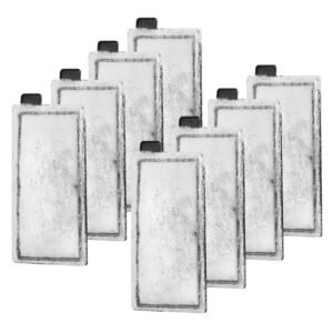 Aquarium Filter Cotton, 8 PCS Fish Tank Replacement Filter Cartridges for 5 Gal Glass Aquarium , Fishbowl Accessories with Multi-Layer Filtration Easy Installation, for CL20 Models