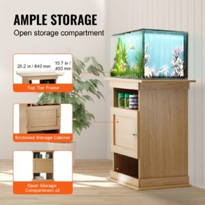 aquarium stand 20 gallon fish tank stand 252 x 157 x 283 in mdf turtle tank stand 1676 lbs load capacity reptile tank stand with storage cabinet and hardware kit basswood color 3.jpg