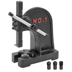 arbor press 1 ton manual arbor press 59 maximum height cast iron heavy duty manual desktop arbor press precision hand press for stamping bending stretching forming 3.jpg