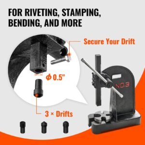 arbor press 3 ton manual arbor press 122 maximum height cast iron heavy duty manual desktop arbor press precision hand press for stamping bending stretching forming 2.jpg