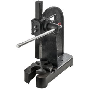 arbor press 3 ton manual arbor press 122 maximum height cast iron heavy duty manual desktop arbor press precision hand press for stamping bending stretching forming.jpg