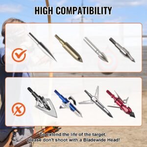 archery target 3 layers 20 arrow target traditional solid straw round archery target shooting bow hand made arrows target coloured rope target for backyard outdoor hunting shooting practice 4.jpg