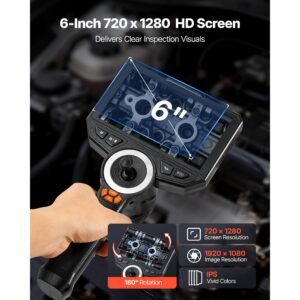 articulating endoscope with light 4 way 360 articulated borescope camera 024 slim lens 1920 x 1080 6 hd ips screen 7000mah battery ip67 waterproof for automotive mechanical inspection 3.jpg