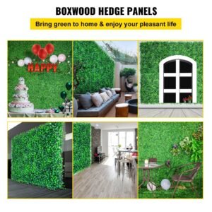 artificial boxwood panels 20 pcs 20x20 boxwood hedge wall panels pe artificial grass backdrop wall 16 privacy hedge screen for decoration of outdoor indoor garden fence and backyar 1.jpg