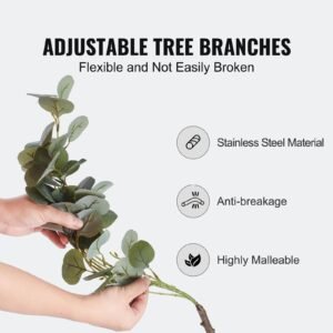 artificial eucalyptus tree 6 ft tall faux plant secure pe material anti tip tilt protection low maintenance plant lifelike green fake potted tree for home office decor indoor outdoor 4.jpg