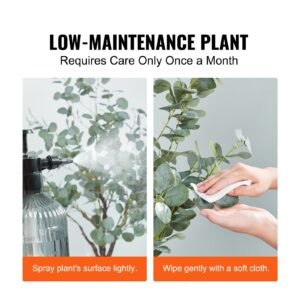 artificial eucalyptus tree 6 ft tall faux plant secure pe material anti tip tilt protection low maintenance plant lifelike green fake potted tree for home office decor indoor outdoor 5.jpg