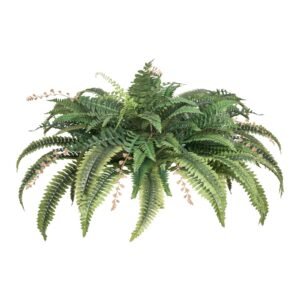 artificial ferns natural spread diameter 37 41 inch large hanging fake boston ferns sunlight resistant fake plant wall decor with 80 branches and flowerpot faux fern for home office outdoor 2.jpg
