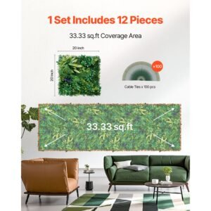 artificial grass wall panels 12 pcs 20 x 20 inch 3d combination greenery boxwood panel for indoor outdoor green decor ivy fence covering privacy backdrop wall hedge screen for garden 5.jpg