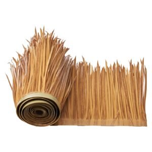 artificial thatch grass roof 16 x 164 ft mexican style tiki bar hut skirt thatch roofing roll waterproof fire resistant palapa duck blind grass for patio pool beach hawaiian party dcor 5.jpg